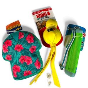 3 Water dog toys new Kong Joyhound Chuckit